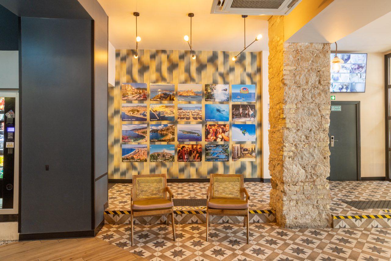 ヴィラ サンテグジュペリ ビーチ ホステル ニース エクステリア 写真 Interior of the hotel