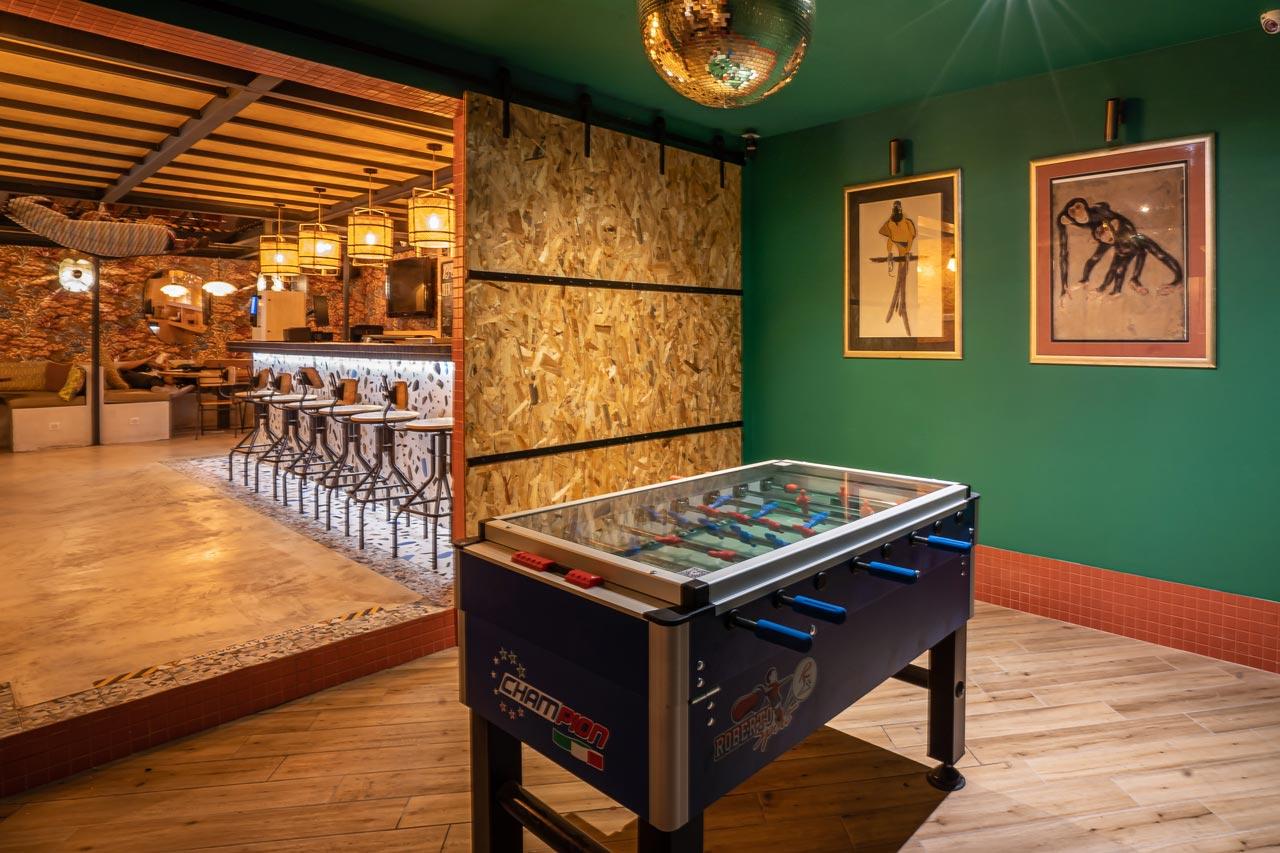 ヴィラ サンテグジュペリ ビーチ ホステル ニース エクステリア 写真 The interior of the restaurant